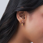 Silver Temple Earring 2