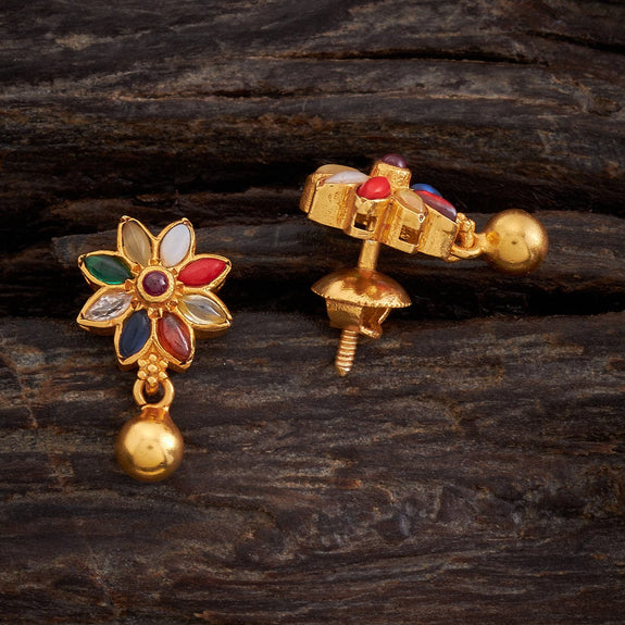 Silver Temple Earring 2