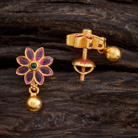 Silver Temple Earring 2