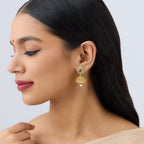 Silver Temple Earring 13