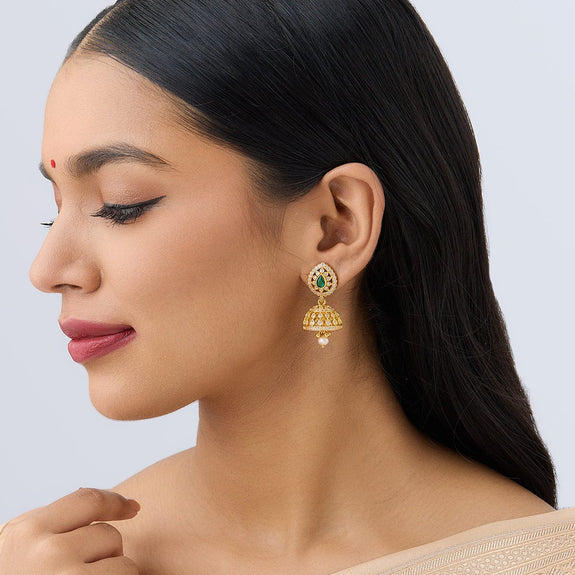 Silver Temple Earring 13