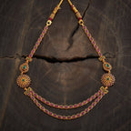 Silver Temple Necklace double-chain