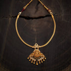 Silver Temple Necklace golden polish