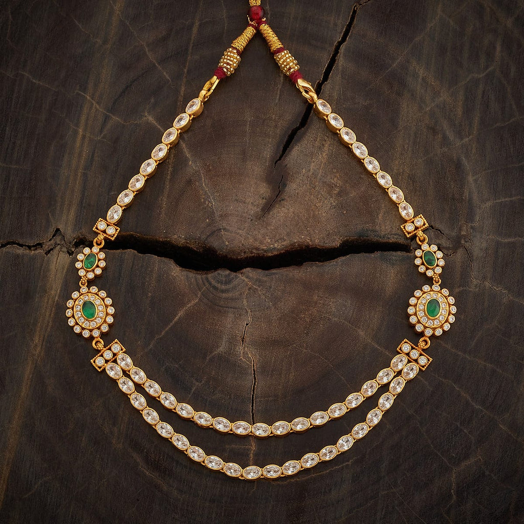 Silver Temple Necklace Short