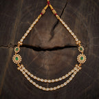 Silver Temple Necklace Layered