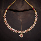 Silver Temple Necklace Spinal & Zircon