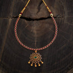 Silver Temple Necklace Spinal