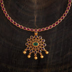 Silver Temple Necklace Spinal