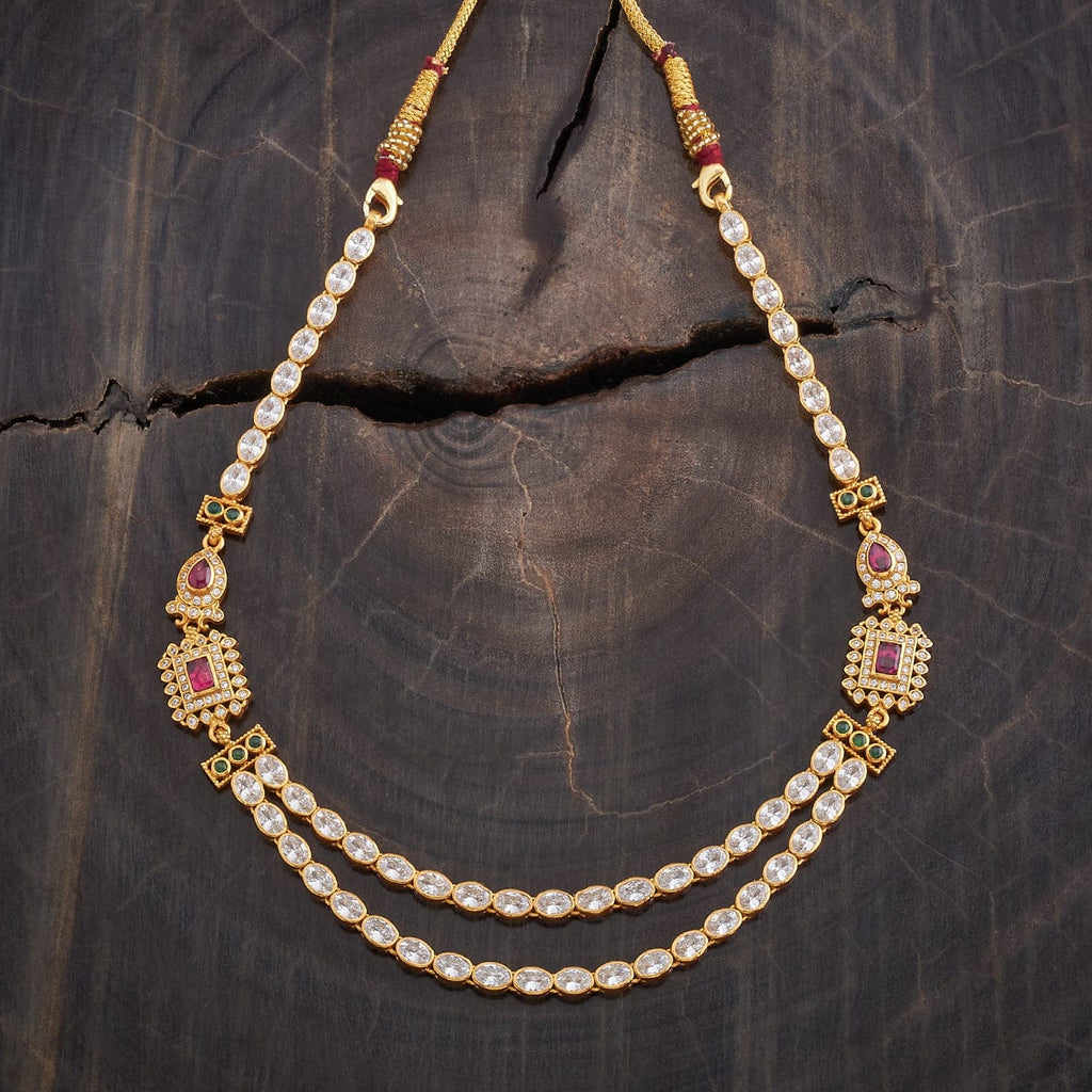 Silver Necklace  Adjustable