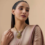 Silver Temple Necklace Spinal