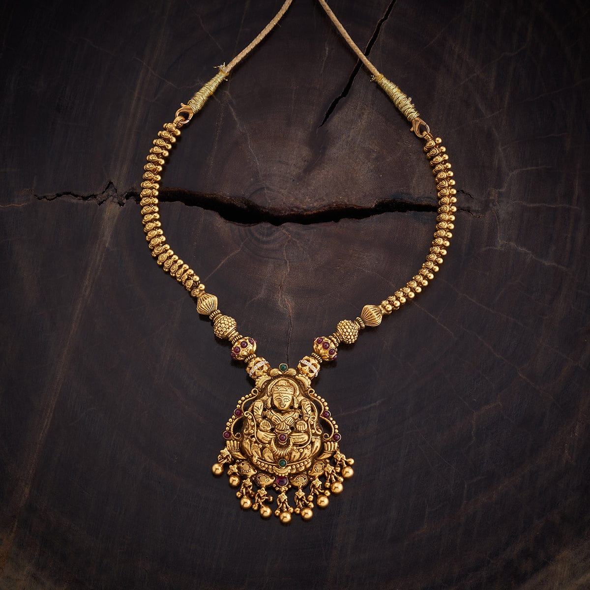 Silver Temple Necklace Spinal