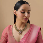 Silver Temple Necklace traditional jewellery