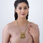 Silver Temple Necklace Meticulously