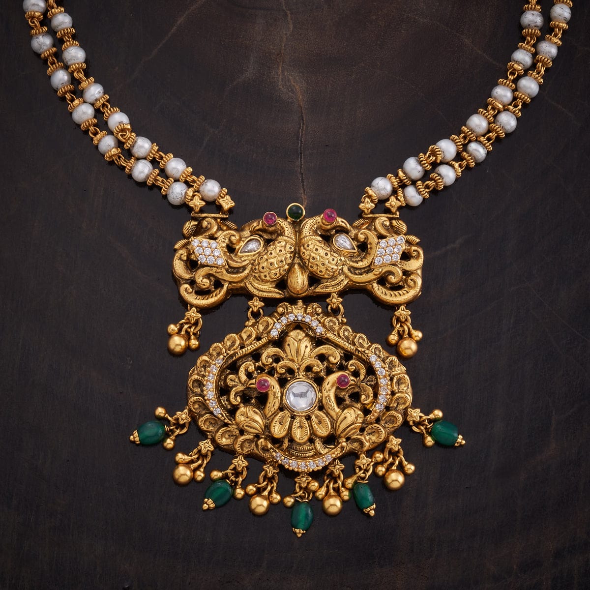 Silver Temple Necklace Meticulously