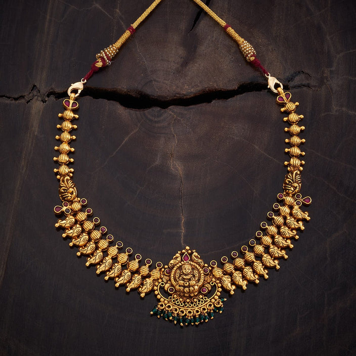 Silver Temple Necklace Thread