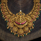 Silver Temple Necklace Beads