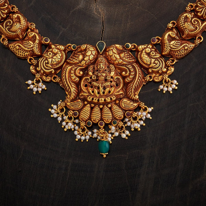 Silver Temple Necklace Spinal