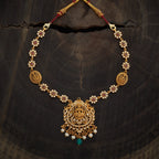 Silver Temple Necklace highlighting