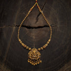 Silver Temple Necklace Zircon