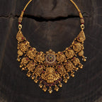 Silver Temple Necklace  Short