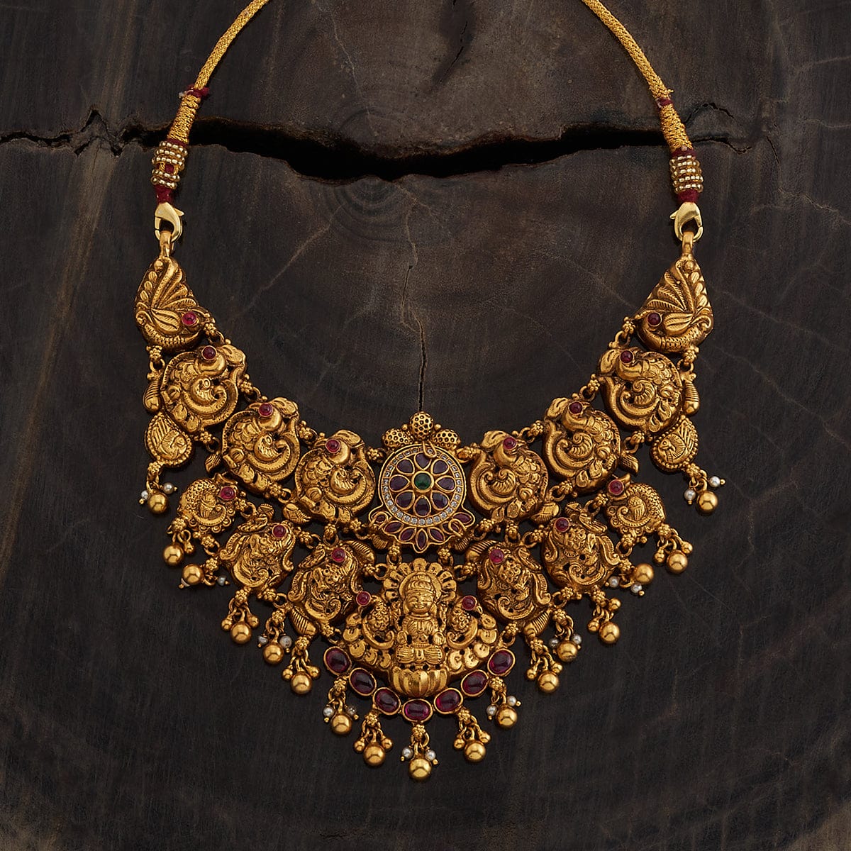 Silver Temple Necklace Beads