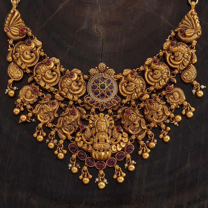 Silver Temple Necklace  Short