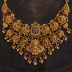 Silver Temple Necklace  Short