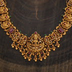 Silver Temple Necklace  Adjustable