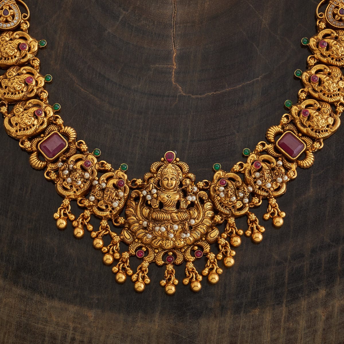 Silver Temple Necklace  Adjustable