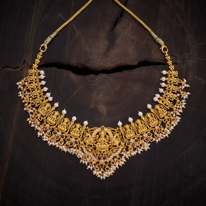 Silver Temple Necklace Antique