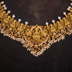 Silver Temple Necklace Antique