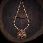 Silver Temple Necklace adorning