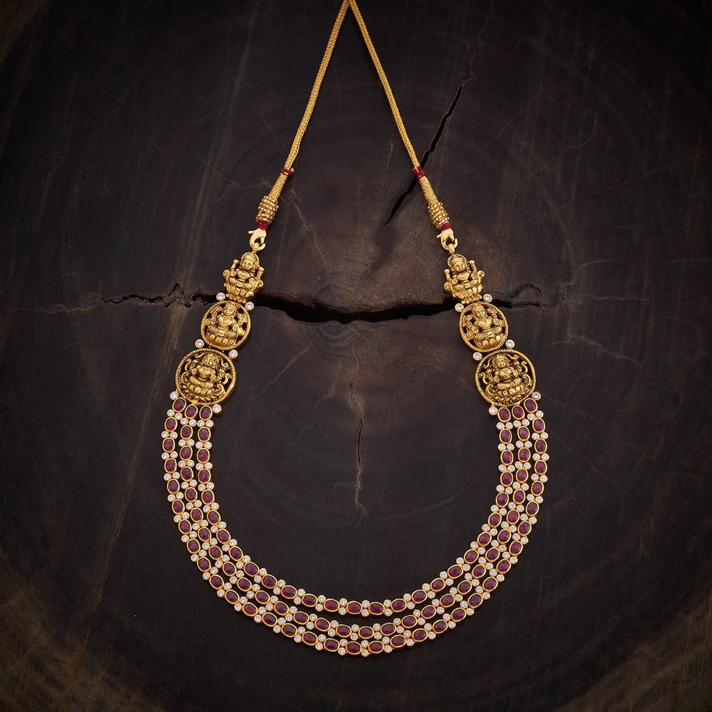 Silver Temple Necklace adjustable thread