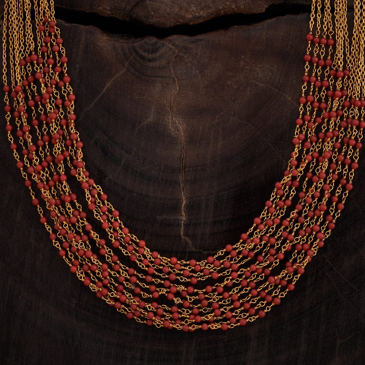 Silver Temple Necklace peacock and floral patterns