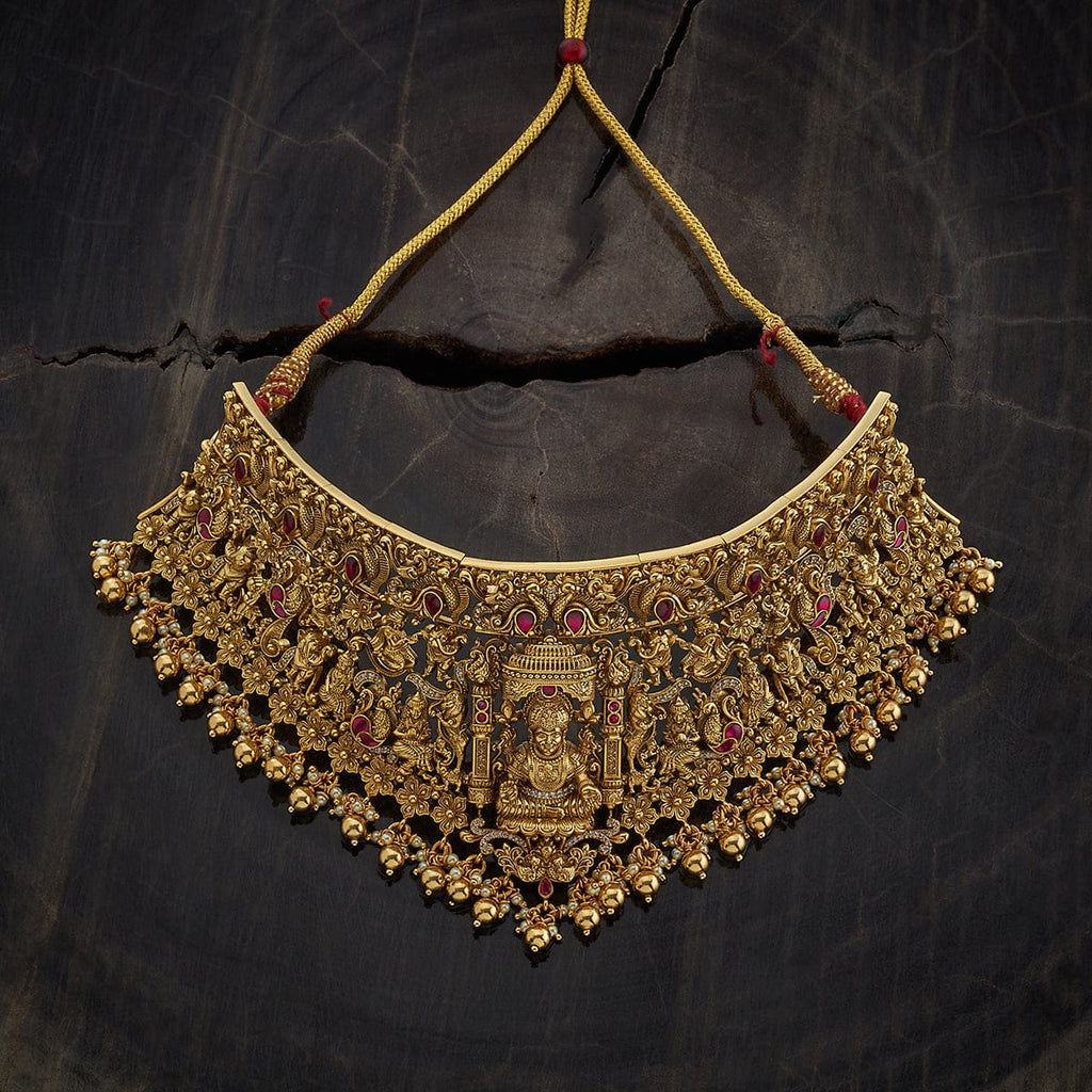 Silver Temple Necklace intricate