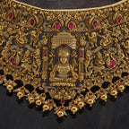 Silver Temple Necklace intricate