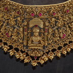 Silver Temple Necklace Chokers