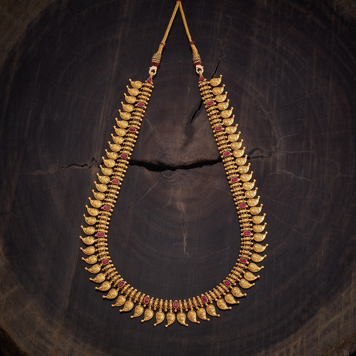 Silver Temple Necklace sparkling spinal stones