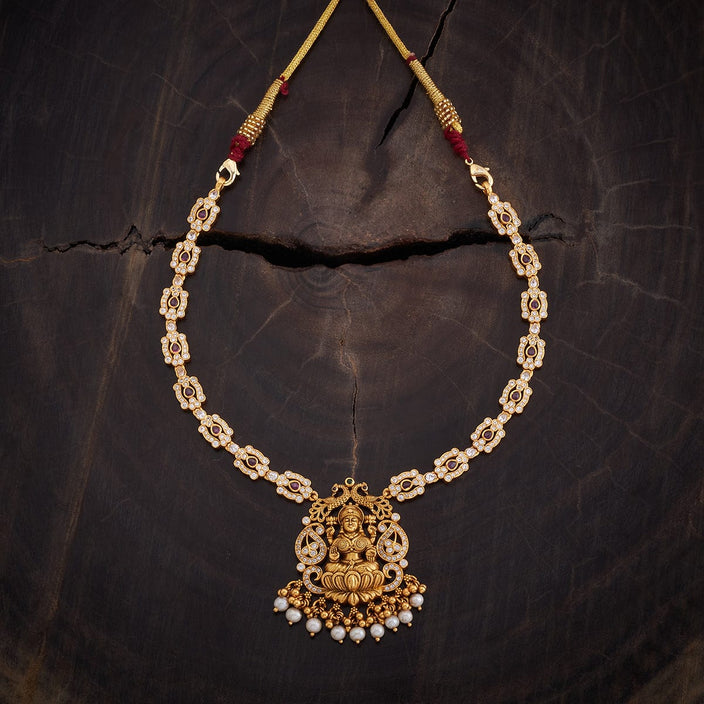 Silver Temple Necklace Short