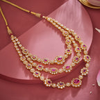 Silver Temple Necklace traditional fashion