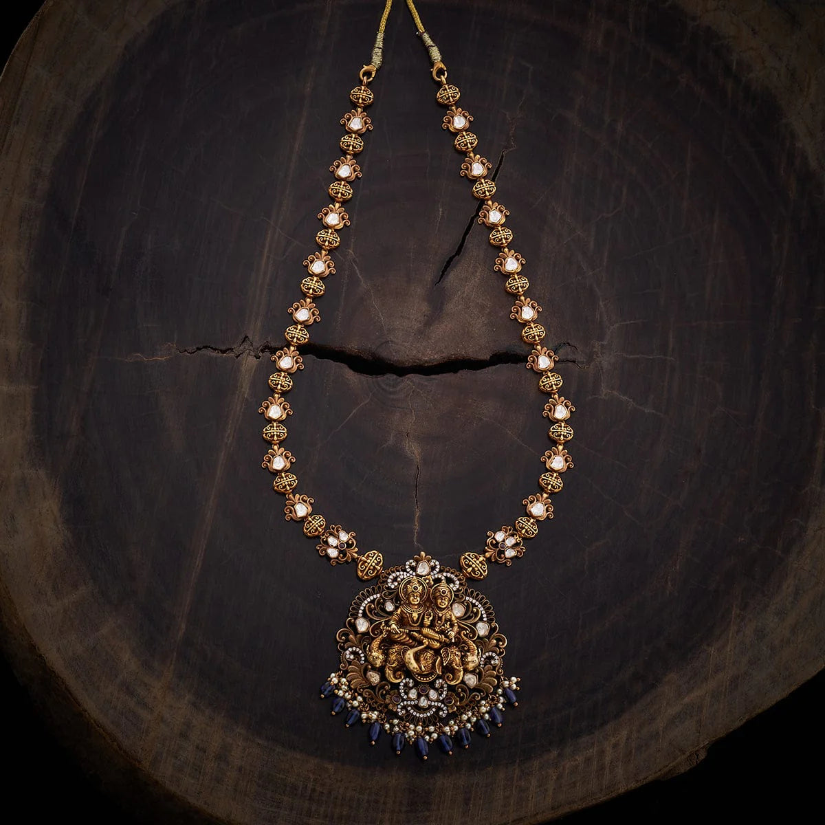 Silver Temple Necklace adorning