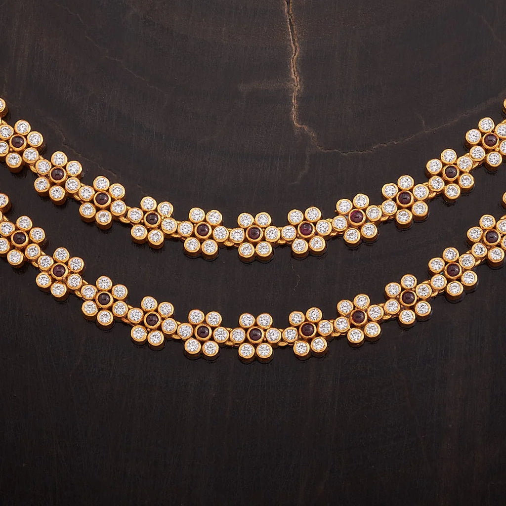 Silver Temple Necklace attractive spinal stones