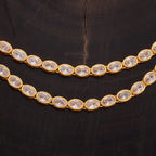 Silver Temple Necklace double-chain