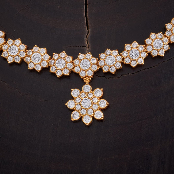 Silver Temple Necklace Spinal & Zircon