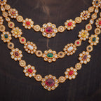 Silver Temple Necklace traditional fashion