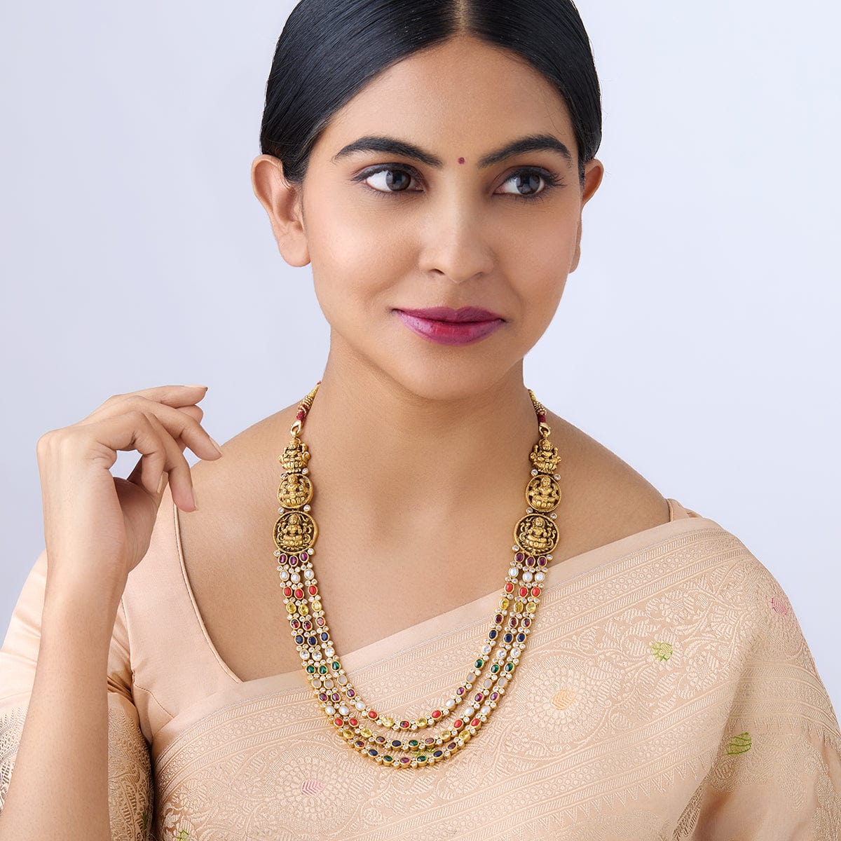 Silver Temple Necklace always appear stylish