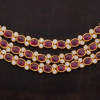 Silver Temple Necklace adjustable thread