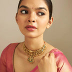 Silver Temple Necklace Thread