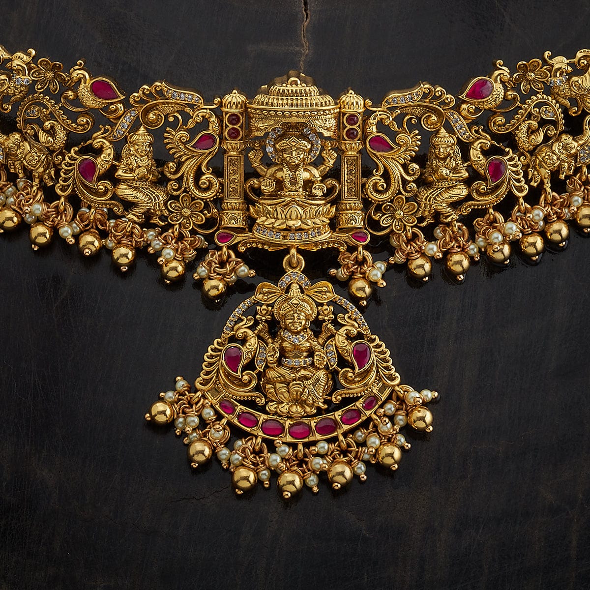 Silver Temple Necklace Thread