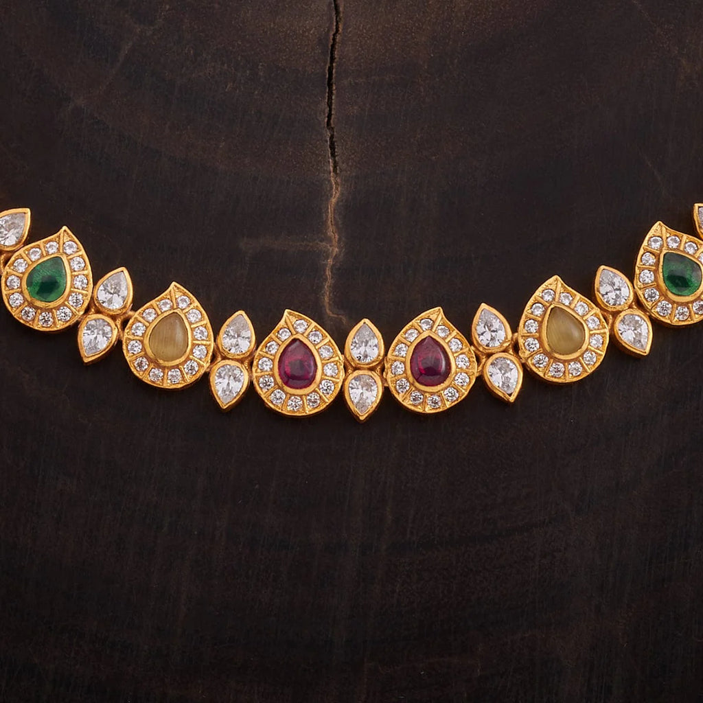 Silver Temple Necklace traditional look